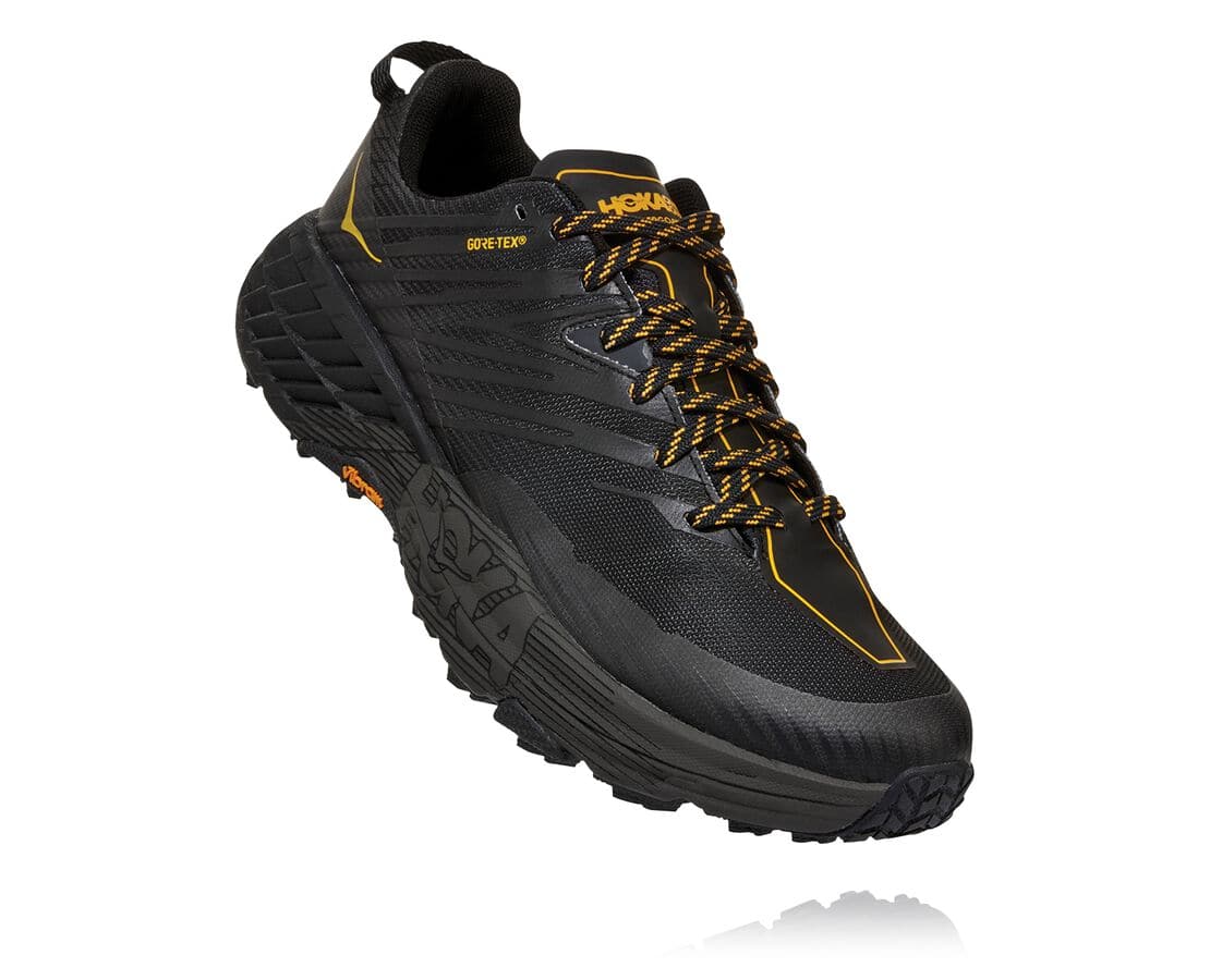 Hoka One One Speedgoat 4 Gore-Tex Férfi Terepfutó Cipők Sötét Szürke [DWTMI-6132]